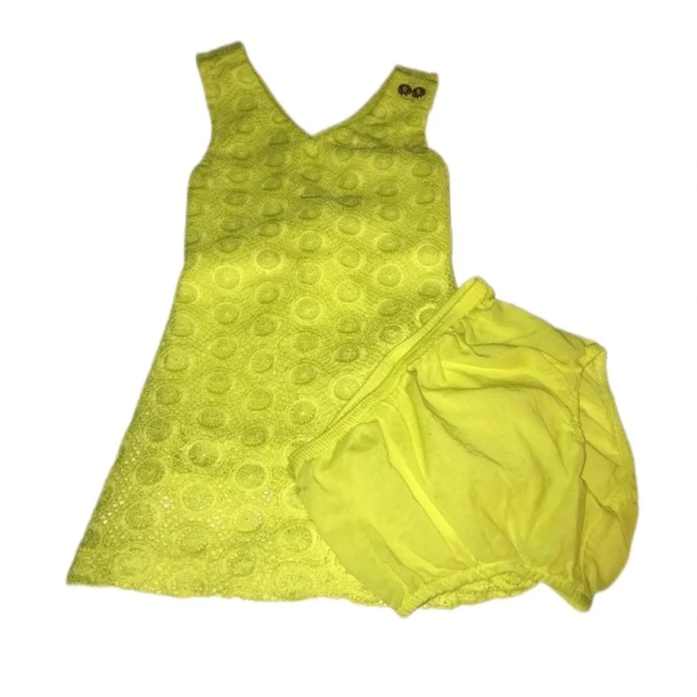 NWOT 2pc Oshkosh Genuine Kids Lace Overlay Girls Dress